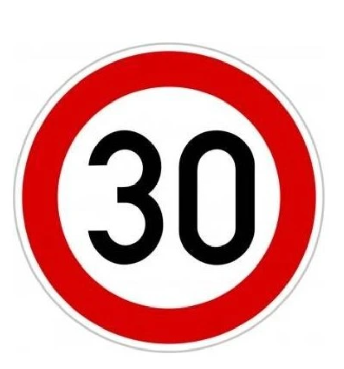 značka 30km příkazová