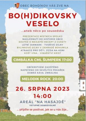 Bohdíkovské veselo 2023