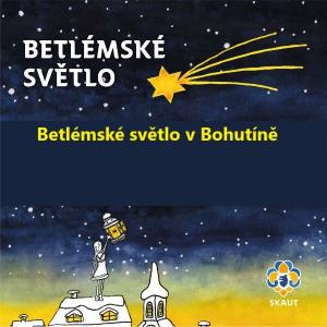 Betlémské světlo 2023 u kaple.