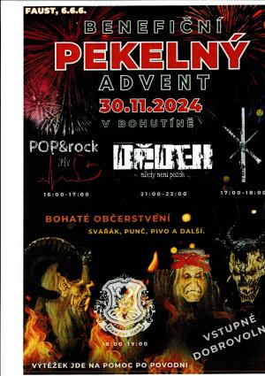 Benefiční  pekelný advent 2024